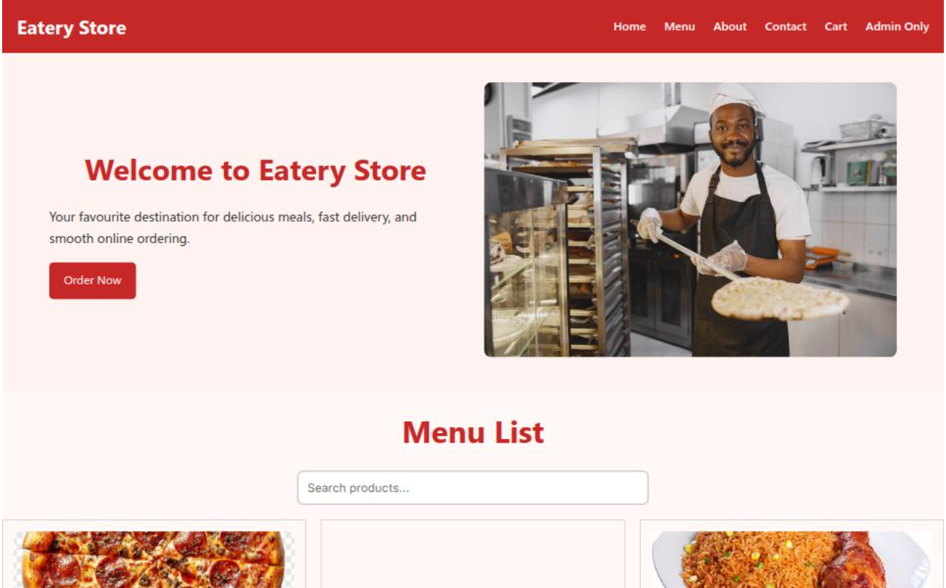 Eatery store